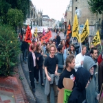 Manifestation contre le chmage et la prcarit le 8 octobre 2003 photo n27 